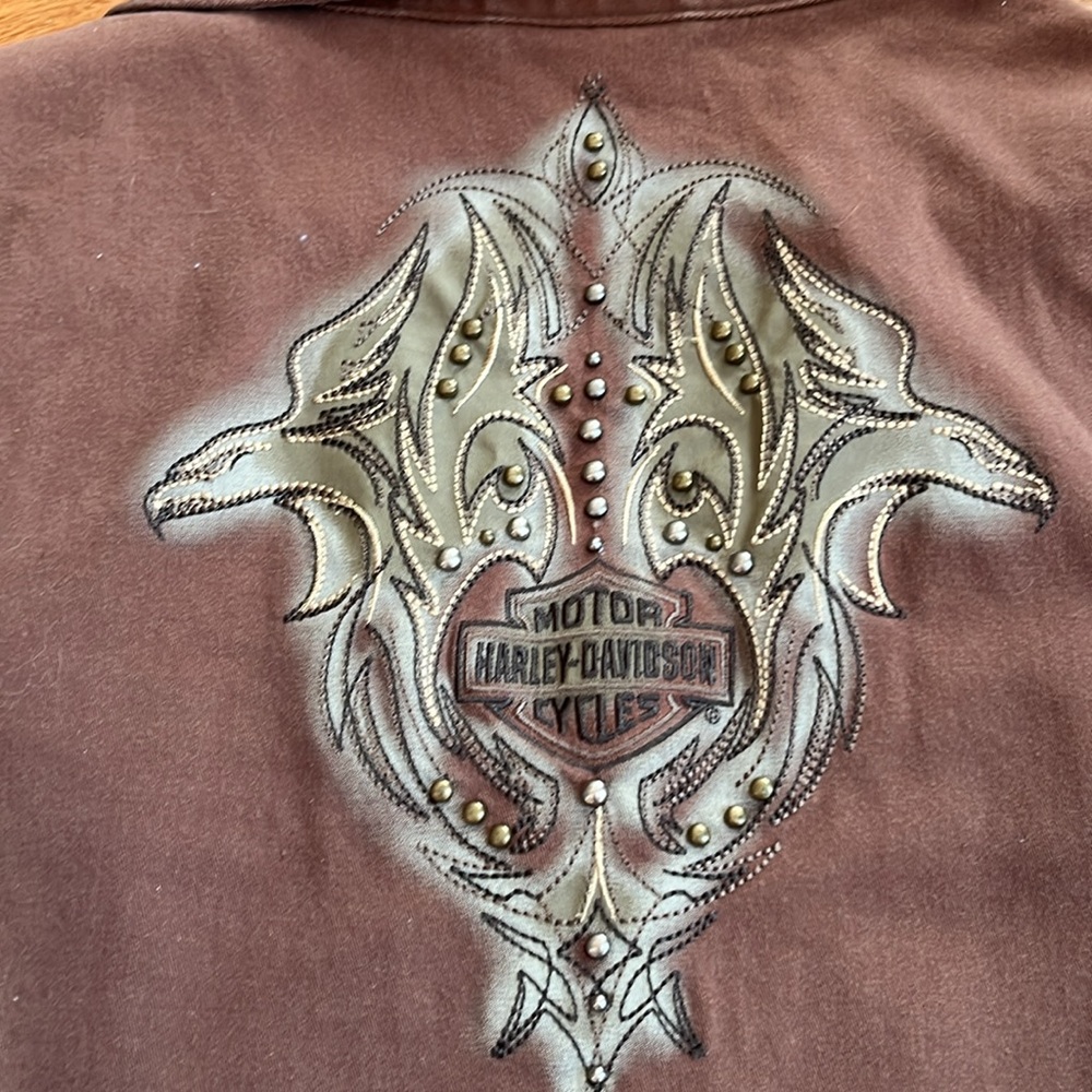 Harley Davidson zippered vest - Picture 5 of 9